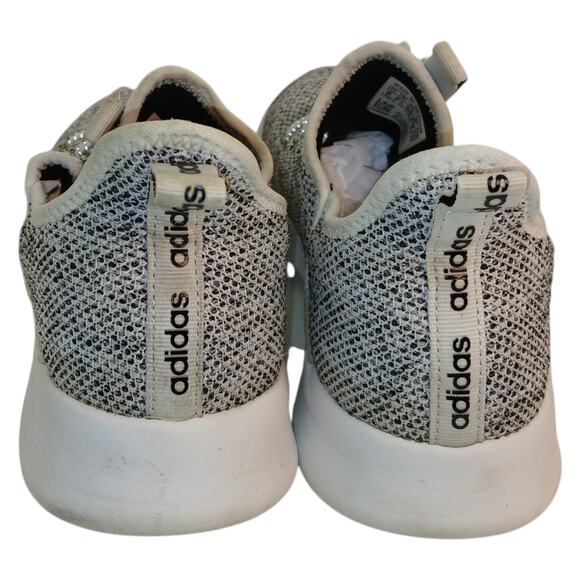 Adidas Cloudfoam Pure Women's Gray Tweed Athletic Sneakers - Size 8 - Picture 4 of 7